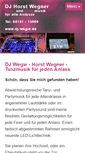 Mobile Screenshot of dj-wegie.de